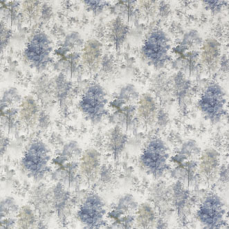 Woodland, Saxon Blue - Fabric Only